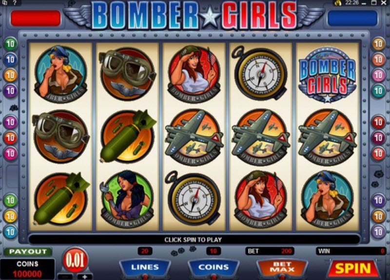 bomber girls slot